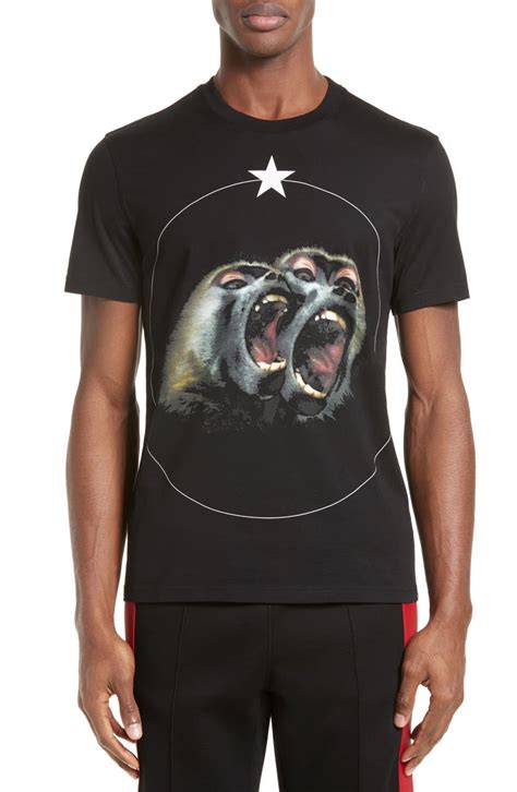 givenchy shirt monkey|Givenchy Monkey Brothers Tee .